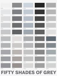 Shades Of Grey Joke Colours 50 Shades Of Grey Colour Chart