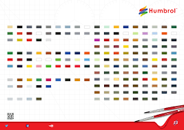 Humbrol Wall Chart Humbrol Paint And Track Colour Aa2240
