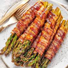 bacon wrapped asparagus baked grilled