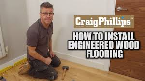 how to install engineered wood flooring