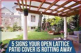 5 Signs Your Open Lattice Patio Cover
