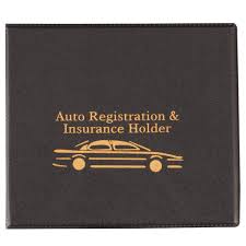 Use the other pocket to keep receipts for car repairs or oil Auto Registration Insurance Holder Registration Holder Walter Drake