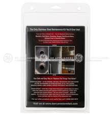 When learning how to clean a stainless steel refrigerator, you can use commercial stainless steel cleaners that contain harsh chemicals, but this method is best used in small sections on stainless steel surfaces due to the mess it creates. Wx05x10210 Scratch B Gone Stainless Steel Scratch Remover Kit Ge Appliances Parts