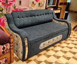 3 seater velvet sofa bed