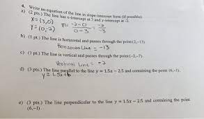 Solved 4 Write An Equation Of Th