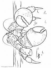 Print moana disney coloring pages crafts coloring printable. Moana Coloring Pages Crab Aspen Agenda