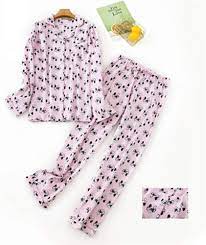 Amazon.co.jp: パジャマ 冬の女性のパジャマセックスホットピジャマ100％コットントッププリントフラワーパジャマ祭り長袖シャツパンツスリープ服  女性用プチパジャマセット (Color : E, Size : XXXL size) : ファッション