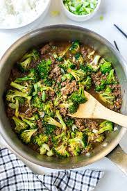 ground beef and broccoli recipe get