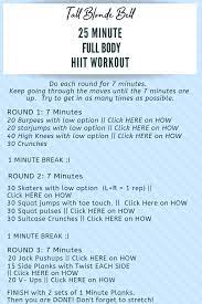 25 minute full body hiit workout