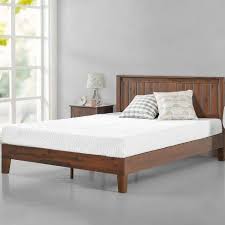 vivek deluxe wood platform bed with