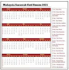 Anda mencari kalendar 2021 versi kalendar kuda untuk melihat cuti sekolah dan cutim umum di malaysia? Sarawak Cuti Umum Kalendar 2021