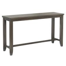 Besthom Shades Of Gray 65 5 In Narrow Rectangle Distressed Gray Wood Dining Table Seats 6
