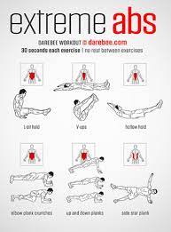 Extreme Abs 30 Day Ab Workout 30 Day