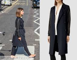 leather sleeve coat