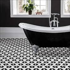 floorpops black and white 2 76 mil x 12 in w x 12 in l water resistant l and stick vinyl tile flooring 20 sq ft carton