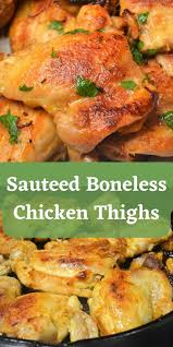 pan seared boneless en thighs