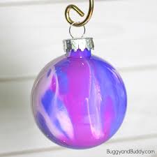 Marbled Ornament Craft For