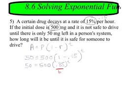exponential growth word problems