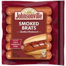 johnsonville smoked bratwurst 6 links