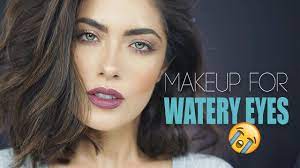 grwm makeup for watery eyes melissa
