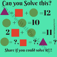 Math Picture Brain Teasers With Answers
