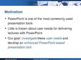 Powerpoint Multimedia Presentations In Computer Science Education Wh