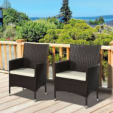 Outsunny 861 004 Outdoor Rattan Chair