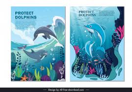 sea preservation banner template cute
