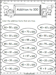 The answer key is provided to check answers. Color By Addition Facts Worksheets 99worksheets