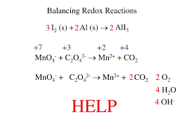 Ppt Balancing Redox Reactions