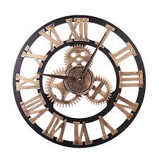 Mua European Retro Gear Clock Roman