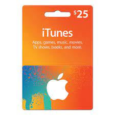 itunes 25 gift card digital delivery