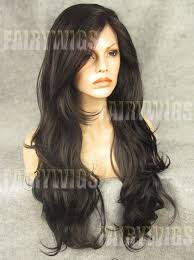 Multi Function Long Sepia Female Wavy Lace Front Hair Wig 24 Inch