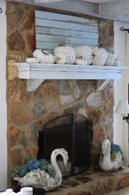 how to paint a stone fireplace
