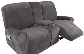 2c velvet recliner sofa covers in