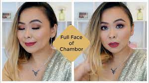 full face using only chambor makeup i