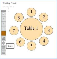 Seating Chart Template U Shaped Example 2762
