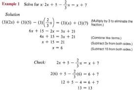 solve linear and quadratic equations