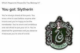 which hogwarts house do you really