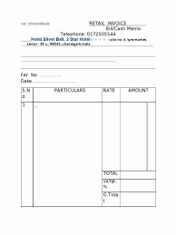 Hotel Bill Sample Format Word Receipt Template Resume And Invoice