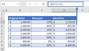 by percene in excel google sheets