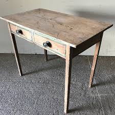 Georgian Painted Pine Side Table With