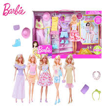 From gladiator outfits to functional tea sets there are plentiful of diy barbie accessories ready to go for all different sorts of occasions. Genuine Barbie Doll Fashion Combo Fashion Activity Booklet Luxury Ultimate Closet Multi Accessories Girl Toy Gifts Gfb83 Dolls Aliexpress