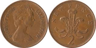 In 1982 and in subsequent years the words 'new the royal mint is, however, unable to comment on the value of any individual coin and we would recommend that you should consult a coin dealer. 2 New Pence Elizabeth Ii 2nd Portrait United Kingdom Numista