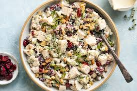 Cranberry Chicken Salad recipe - No Spoon Necessary