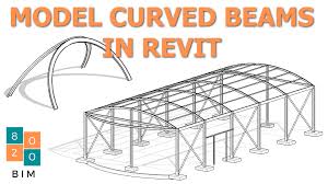 how to model curved beams in revit
