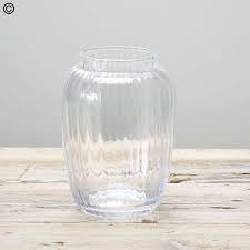 Vintage Ribbed Glass Vase Buy
