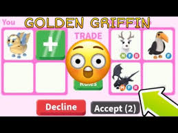It is only obtainable through the golden egg, which can be obtained once a player reaches 660 stars from the star rewards, and takes about 180 days to reach. What People Trade For A Golden Griffin In Adopt Me Roblox Youtube