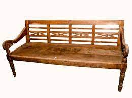 Vintage Teak Wood Bench