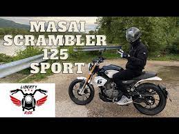 masai scrambler 125 sport intro you